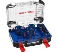 Bosch 6X Expert Tough Material Hole Saw Set (for Wood with Metal, Brick, Ø 22-68 mm, Professional Accessory Rotary Drill/Drivers)