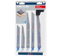 Bosch 6X PRO Demolition Reciprocating Saw Blade Set, 6 pcs (for Metal Pipes and Profiles, Non-Ferrous Metals, Length mm, Professional Accessory Reciprocating Saw)