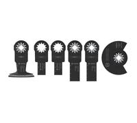 Bosch 6X Wood and Soft Metal Set (for Non-Ferrous Metals, Plastic Coated Boards, 134 x 103 mm, Professional Accessory Multitool)
