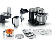 BOSCH 7-in-1 MUMS2VM40 Kitchen Machine Stand Mixer - Black, Black,Silver/Grey