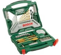 Bosch 70-Pieces X-Line Titanium Drill and Screwdriver Bit Set (for Wood, Masonry
