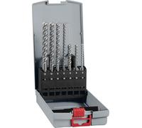 Bosch 7X PRO SDS plus-5X Hammer Drill Bit Set (for Concrete, Lime and Sand Bricks, Ø 5-12 mm, Professional Accessory Rotary Hammer, Breakers)