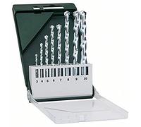 Bosch Masonry Drill Bit Set 8 pcs – Ø 3–10 mm, for Stone, Masonry & Calcareous Sandstone