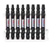 Bosch Professional Double Ended Bit Pack - 65mm, 4Xt15-T20, 4Xt25-T30 - Pick & Clic Impact