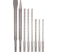 Bosch Professional Professional 2607017376 SDS Hammer Chisel & Drill Bit Set