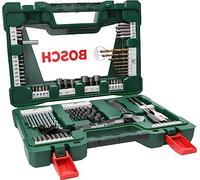 Bosch Drill Bit Set V-Line 83 pcs TiN – LED torch & adjustable spanner