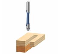 BOSCH 85147B50 - 50-Piece 3/8 in. x 7/8 in. High Speed Steel 1-Flute Pilot Panel Straight Bits
