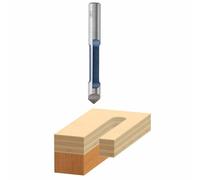 BOSCH 85245B50-50-Piece 3/8 in. x 1 in. Carbide Tipped 1-Flute Pilot Panel Straight Bits