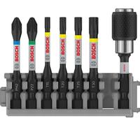 Bosch 8X PRO Impact Set with Quick Change Bitholder and Pick and Click Index (170 x 120 mm, Professional Accessory Screwdriver, Screwdriver)