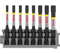 Bosch Professional 8pcs. Screwdriver Bit Set Torx (Impact Control, T Bits, Length 50mm, Pick and Click, Accessory Impact