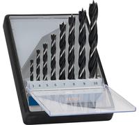 Bosch 8x PRO Wood Brad Point Drill Bit Set for Softwood, Hardwood, Ø 3,0, 4,0...