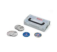 Bosch 9-Piece 76 mm Disc Set in Mini L-Boxx (for GWS-12V, Diameter 76 mm, Professional Accessories Angle Grinder)