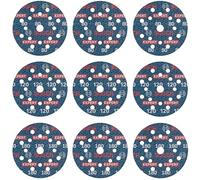 Bosch 9x EXPERT O780 Foil Sanding Disc Set, 125 mm, 9 pcs | for Hardwood, Paint on wood, Grit 3x 80, 3x 120, 3x 180, Professional Accessory Random Orbital Sander
