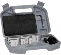 Bosch 9X Multi Material Threaded Hole Saw Set (for Steel, Drywall, Ø 20, 25, 32, 38, 51, 64 mm, Professional Accessory Drill Driver)