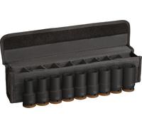 Bosch Accesorios 3/4´´ 6-point Impact Socket 9 Pieces Black