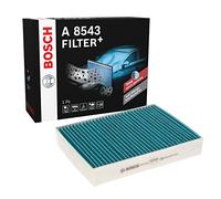 Bosch A8643 - Cabin filter FILTER+pro anti-odour, anti-bacterial, effective against viruses and mold - dust and pollen filter, Blue - Packaging May Vary