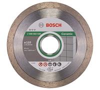 Bosch 2608602535 Standard for Ceramic Diamond Cutting Disc, 110mm Ø, 22.23mm x 1.6mm x 7.5mm, Silver/Grey