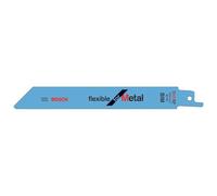 Bosch Accessories 25 pieces Reciprocating Saw Blade S 922 EF Flexible for Metal (for metal, 150 x 19 x 0,9 mm, accessories for reciprocating saws)