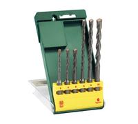 Bosch 2607019447 SDS-Plus Hammer Drill Bit Set, Grey, 6-Piece