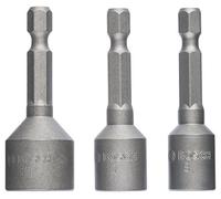 Bosch Accessories 2608551078 Nutsetter Pack, 50mm, 8mm/10mm/13mm, Grey, 3 Pcs