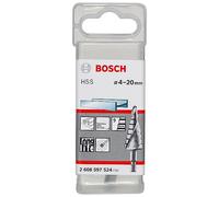 Bosch Accessories 2608597524 4/6/8/10/12/14/16/18/20 mm HSS Step with 1/4-Inch Hex Drill Bits