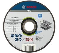 Bosch Accessories 2608603486 Cutting Disk Flat Axle Best for Stainless Steel Rapido A 60 Watt Stainless Steel BF 0.8 mm, Grey, 2608603488