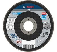 Bosch Accessories 2608607319 X571 Angled Flap Disc for Metal, 115mm Ã˜, 120 Grit, Black/Brown