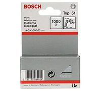 Bosch Accessories 2609200202 Fine Wire Staple, Silver, 10 x 10 mm, Set of 1000 Piece