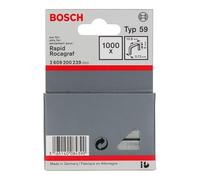 Bosch Accessories 2609200239 Fine Wire Staple, Silver, 6 x 10.6, Set of 1000 Piece