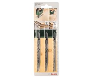 Bosch Accessories 2609256A12 Set of 3 Assorted Blades for Jigsaw