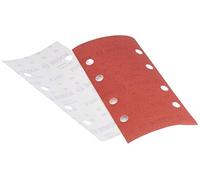 Bosch Accessories 2609256A85 Sanding Sheet Set for Orbital Sanders (10-Piece), 93 x 185 mm