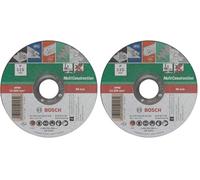 Bosch Accessories DIY Trennscheibe Multi Construction für Winkelschleifer (Ã˜ 115 mm, gerade, ACS 60 V BF) (Pack of 2)