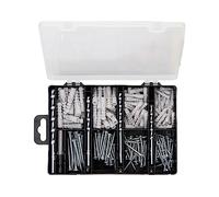 Bosch Accessories Home and Garden 2607019511 Fixing-Set, 0 V, Silver, Set of 173 Piece