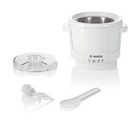 Bosch Accessories MUZ5EB2 - Ice Cream Maker accessory, 550ml, homemade ice cream, sorbet and frozen yoghurt, white, for Bosch MUM5 food Stand Mixers