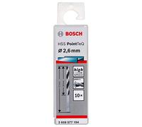 Bosch HSS PointTeQ Drill Bit 2.6mm Pack of 2