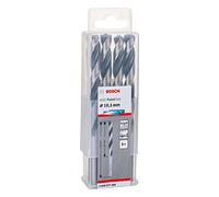 Bosch Accessories Professional 5-Piece PointTeQ HSS Twist Drill Bit (for Metal, 10.1 x 87 x 133 mm, Drill Driver Accessories)