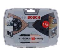 Bosch Professional 6 PC Starlock Best of Sanding Set Wood Mortar Carbide Plate
