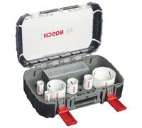 Bosch Professional 2608594190 9-Piece Hole Saw Progressor for Wood & Metal Set (for Plumbers, Drill Accessories), Size