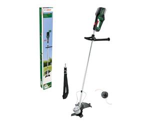 Bosch AdvancedBrushCut 36V-23-750 battery trimmer (for demanding brushing tasks; 36 volt system; cutting diameter: 33 cm (thread), 23 cm (blade); 1 x 2.0 Ah battery, charger), Estándar, Green