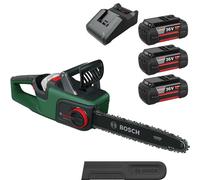 Bosch ADVANCEDCHAIN 36V-35-40 36v Cordless Chainsaw 350mm 3 x 6ah Li-ion Battery Charger