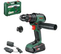 Bosch AdvancedDrill 18V-80 Cordless Drill (Drill and Screw; 18V System; 78 Nm; 13 mm Metal Chuck; Magnetic Bit; Aux Handle; with Battery and Charger)