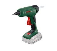 Bosch Cordless Hot Glue Gun AdvancedGlue 18V (Without Battery; 18 Volt System; 4X Glue Sticks; Heat-Up in 90 sec.; Dual-Temp Mode 130°C - 200°C; for DIY, Repair and More; in Carton Packaging)