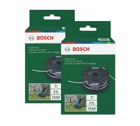 Bosch AdvancedGrassCut 36, ART30-36 LI, ART24/24+, ART27/27+, ART30/30+ Series Cutting Line Spool (6m x 1.6mm, 2 Pack, F016800351)