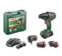 Bosch ADVANCEDIMPACT P4A 18v Cordless Combi Drill and Attachments 1 x 2.5ah Li-ion Battery Charger Case