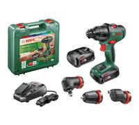 Bosch ADVANCEDIMPACT P4A 18v Cordless Combi Drill and Attachments 2 x 2.5ah Li-ion Charger Case