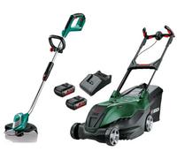Bosch AdvancedRotak 36V-40-650 36v Cordless Lawn Mower 40cm 2x 2.0ah & Trimmer