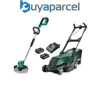 Bosch AdvancedRotak 36V-40-650 36v Cordless Lawn Mower 40cm 2x 2.0ah & Trimmer