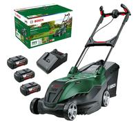 Bosch ADVANCEDROTAK 36V-44-750 36v Cordless Rotary Lawnmower 440mm 3 x 4ah Li-ion Battery Charger