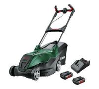 Bosch cordless, powerful lawnmower AdvancedRotak 36V-40-650 (for mowing the lawn; 36V system; Cutting width: 40 cm; tool kit, with battery and charger)