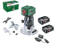 Bosch ADVANCEDTRIMROUTER 18V-8 P4A 18v Cordless Trim Router 2 x 2.5ah Li-ion Charger No Case